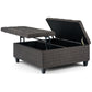 Harrison 36 Inch Wide Coffee Table Storage Ottoman