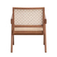 3-Piece Solid Wood Accent Chair Set and Matching End Table