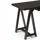 Sawhorse Desk - Dark Chestnut