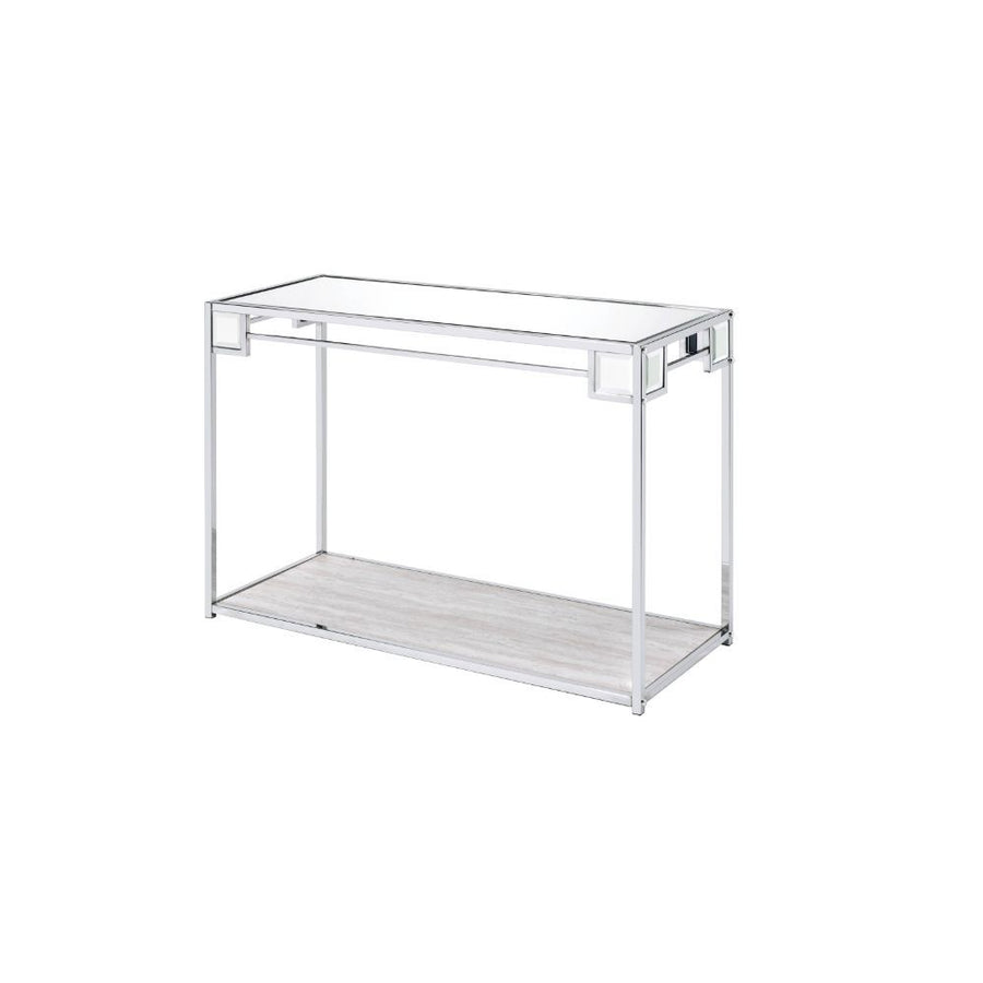 Asbury - Console Table - Mirrored & Chrome