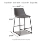 Centiar - Upholstered Barstool (Set of 2)