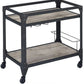 Jorgensen Rustic Kitchen Serving Cart