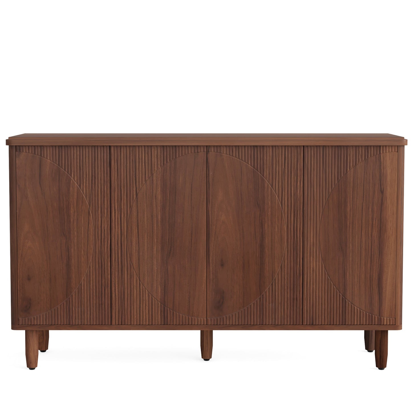 59.74" Modern Rustic Buffet Sideboard Cabinet