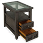 Westley Falls - Chairside End Table - Graphite