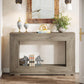 47” Farmhouse Console Table with Storage