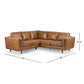 Erman Leather Sectional Sofa