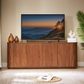 Sideboard Storage Cabinet TV Stand with Wave Pattern