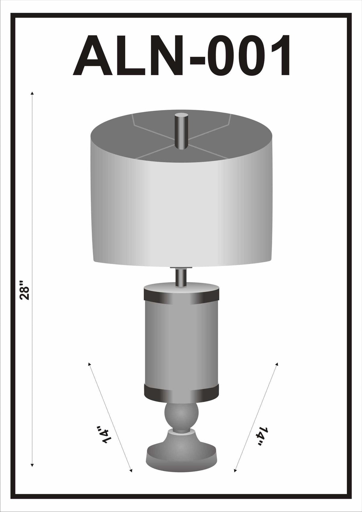 Alemanguan Table Lamp - Clearance