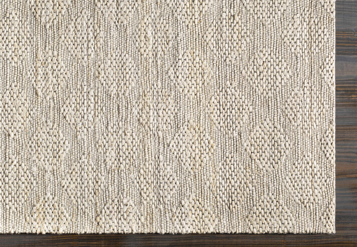 Angaston Beige Hand-Woven Jute Rug - Clearance