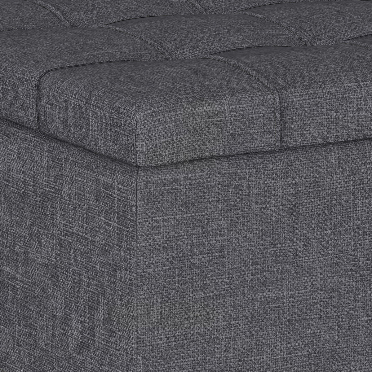 Harrison 34 Inch Wide Small Coffee Table Storage Ottoman