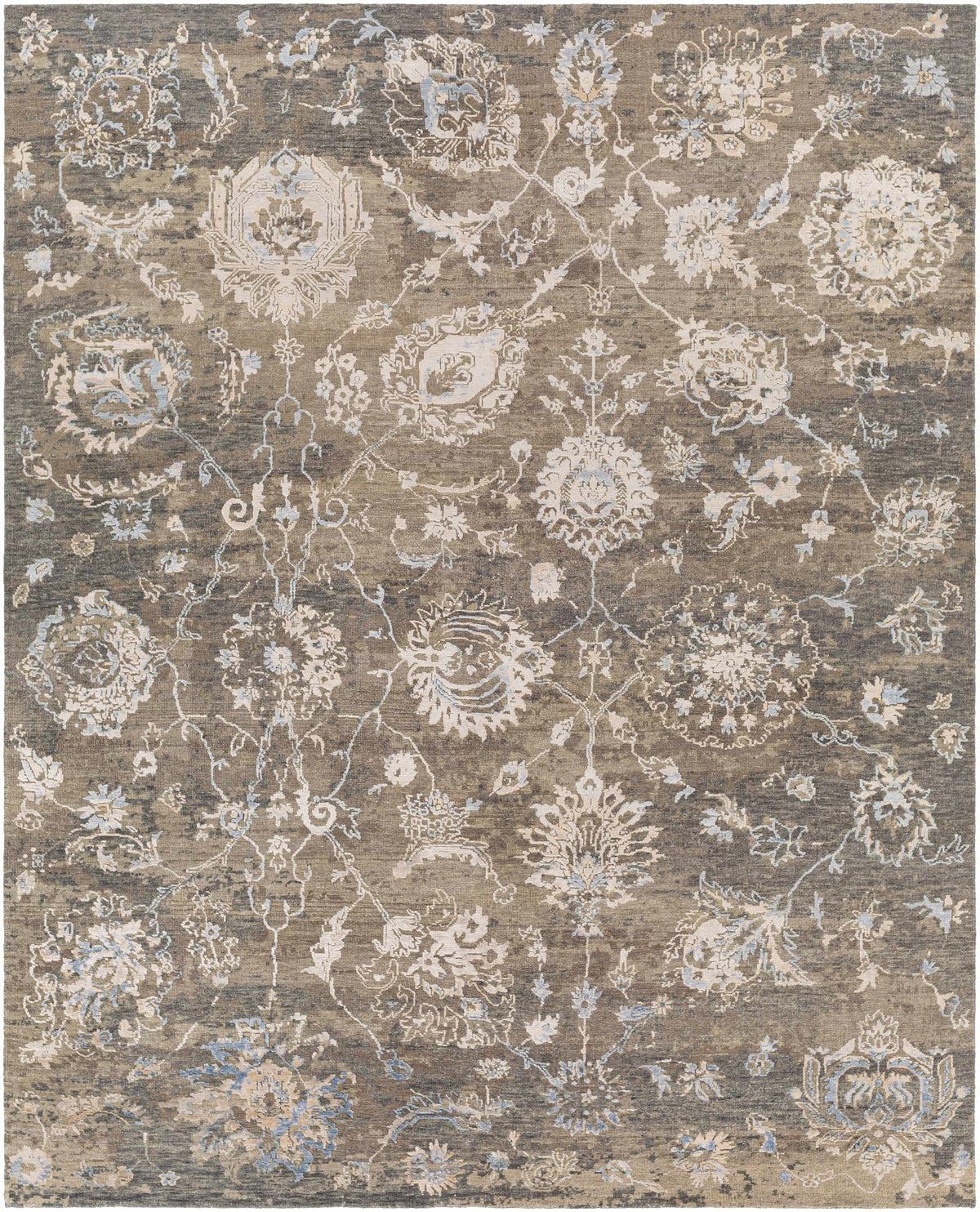Aramawayan Premium Hand Knotted Wool Area Rug - Clearance