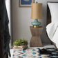 Aringay Aqua Textured Table Lamp