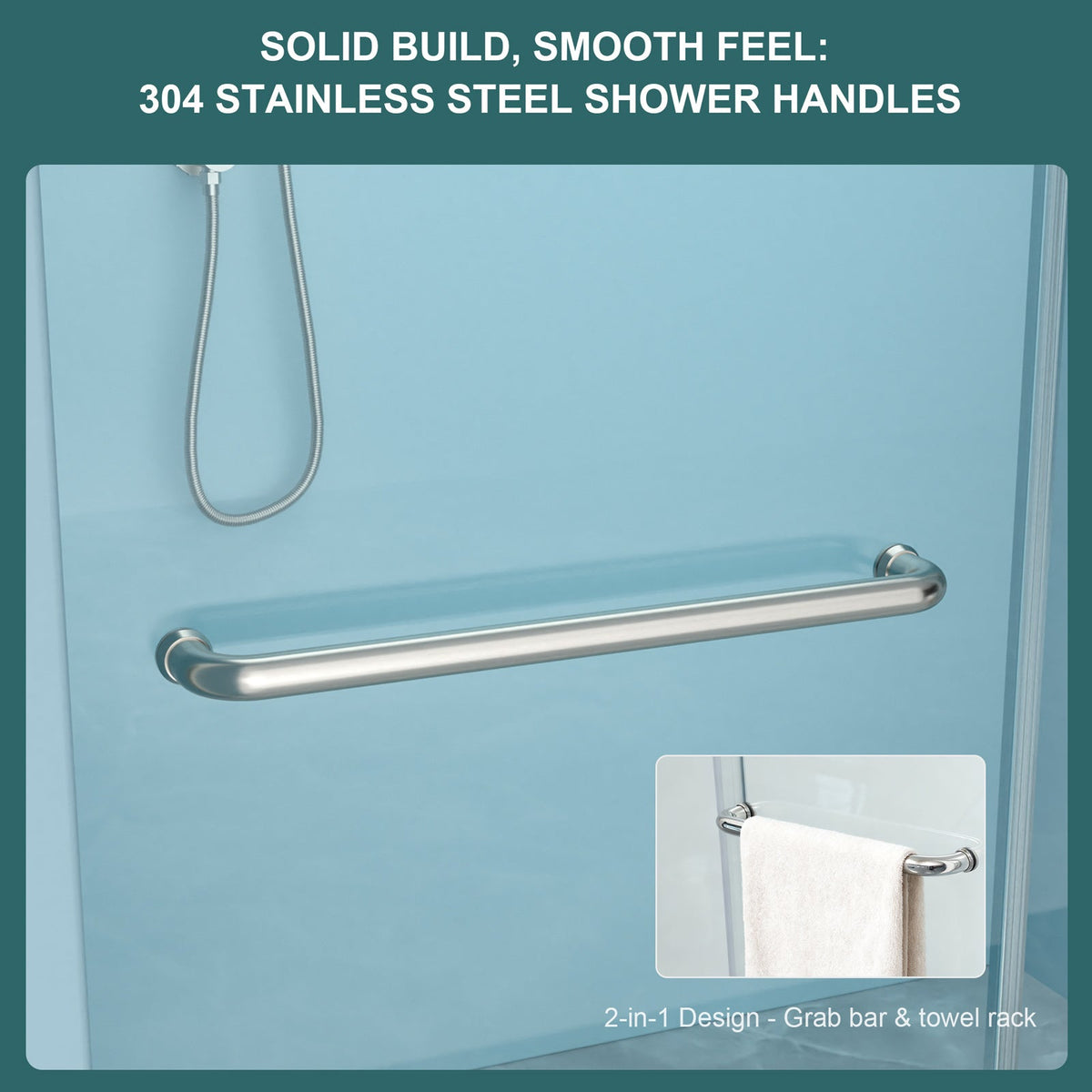 48" W x 72"H Single Sliding Bypass Shower Enclosure