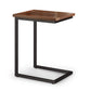 Skyler Wide C Side Table - Dark