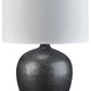 Ladstow - Ceramic Table Lamp  - Black