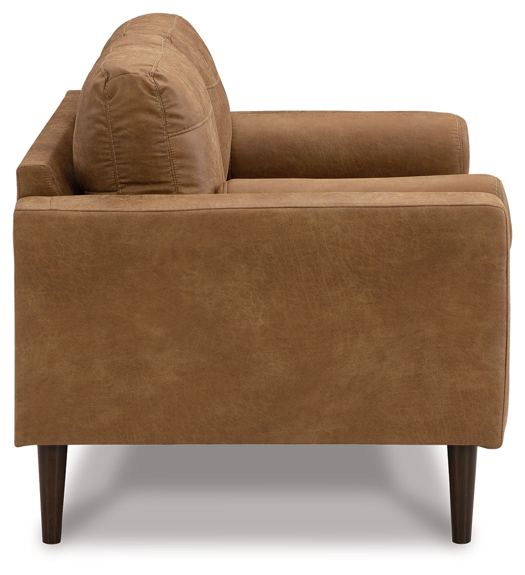 Telora - Loveseat - Caramel - view 3