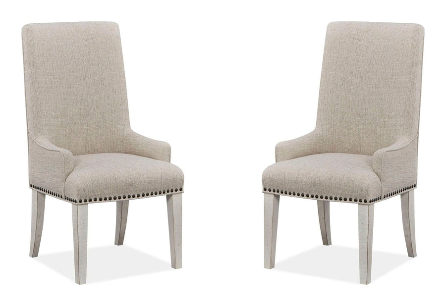 Bronwyn - Upholstered Host Side Chair (Set of 2) - Alabaster