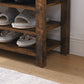 Height-Adjustable Long Shoe-Changing Bench