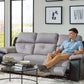 Felix - Sofa With 3 Recliners & Drop Down Table