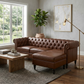 U-style 85" Modern 4-Seater L-Shaped Sectional Sofa