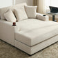 55" Oversized Chaise Lounger - Modern Style Sofa Couch