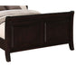 Stylish Transitional Full Bed in Cappuccino