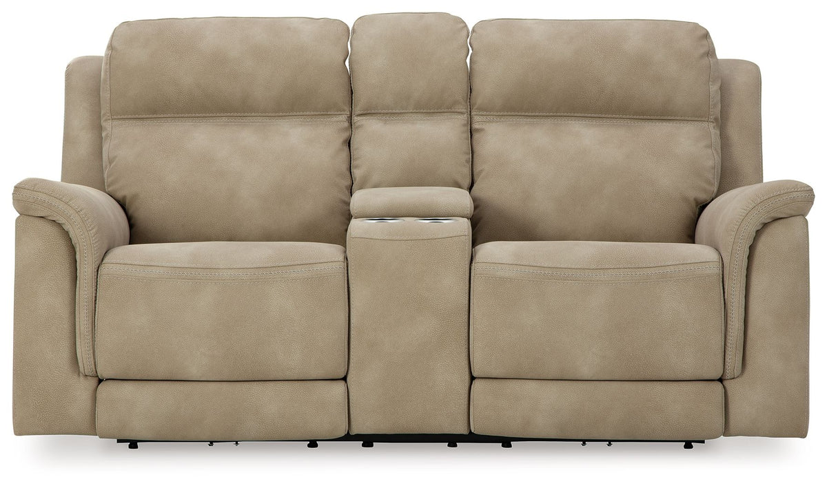 Next-Gen Durapella - Reclining Power Loveseat With Console - view 9
