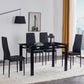 5-Piece Modern Dining Table Set