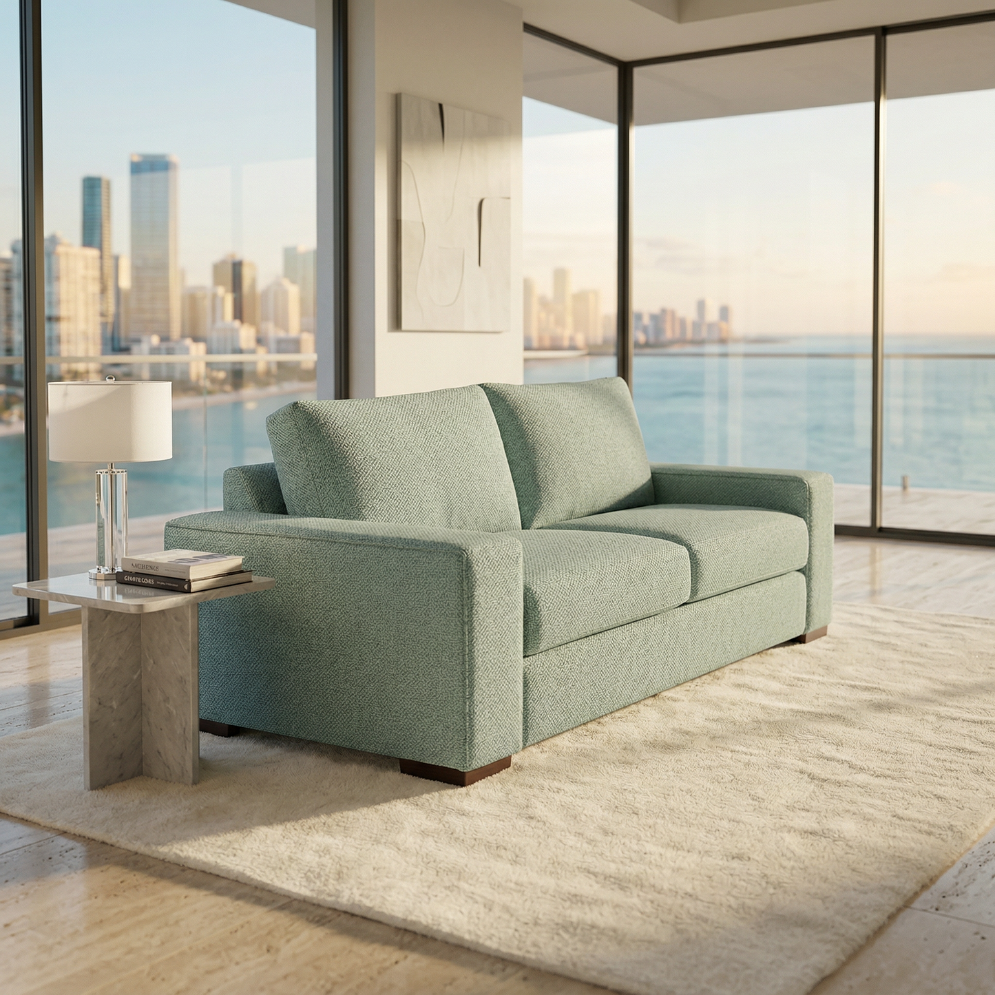 Modena Sofa 2 Arm – Leslie Robins Egg
