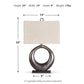 Saria - Metal Table Lamp  - Antique Silver Finish