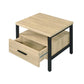 Yawan - Accent Table - Oak & Black