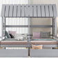 Twin Size House Platform Beds with Storage Drawers