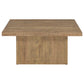 Exeter Mango Square 2-Piece Coffee Table Set