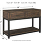 Johurst - Sofa Table - Grayish Brown