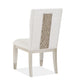 Lenox - Upholstered Host Side Chair (Set of 2) - Warm Silver