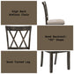 Claudia II - Side Chair (Set of 2) - Beige Fabric & Weathered Gray