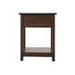 Sleek Contemporary Nightstand in Wenge