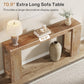 70.9" Extra Long Farmhouse Console Table