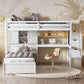 Loft Bed With Built In Desk And Staircase - view 12