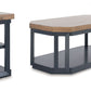 Landocken - Occasional Table Set (Set of 3) - Brown / Blue