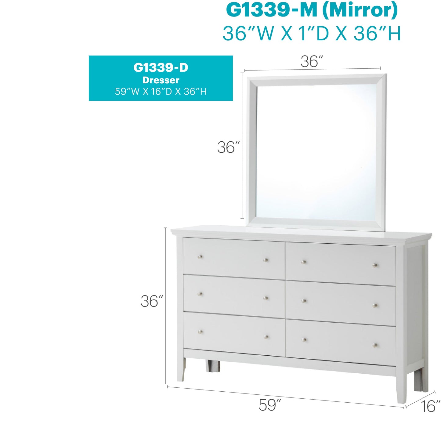 Primo G1339-D Dresser