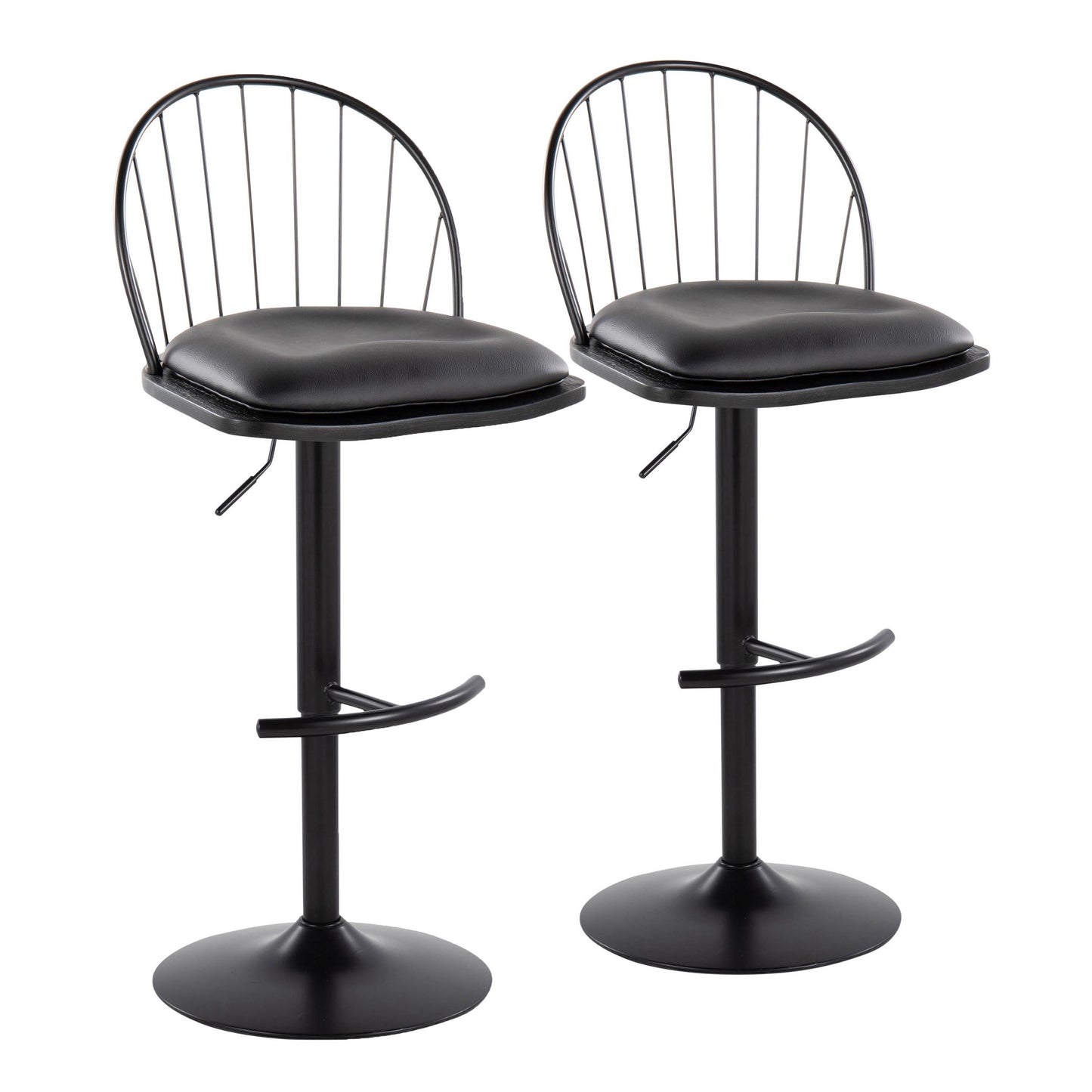Adjustable Height Barstool with Swivel