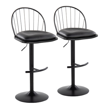 Adjustable Height Barstool with Swivel