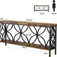 70.9 Inches Extra Long Industrial Console Table