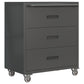 Heavy-Duty Metal Storage Cabinet with Wheels