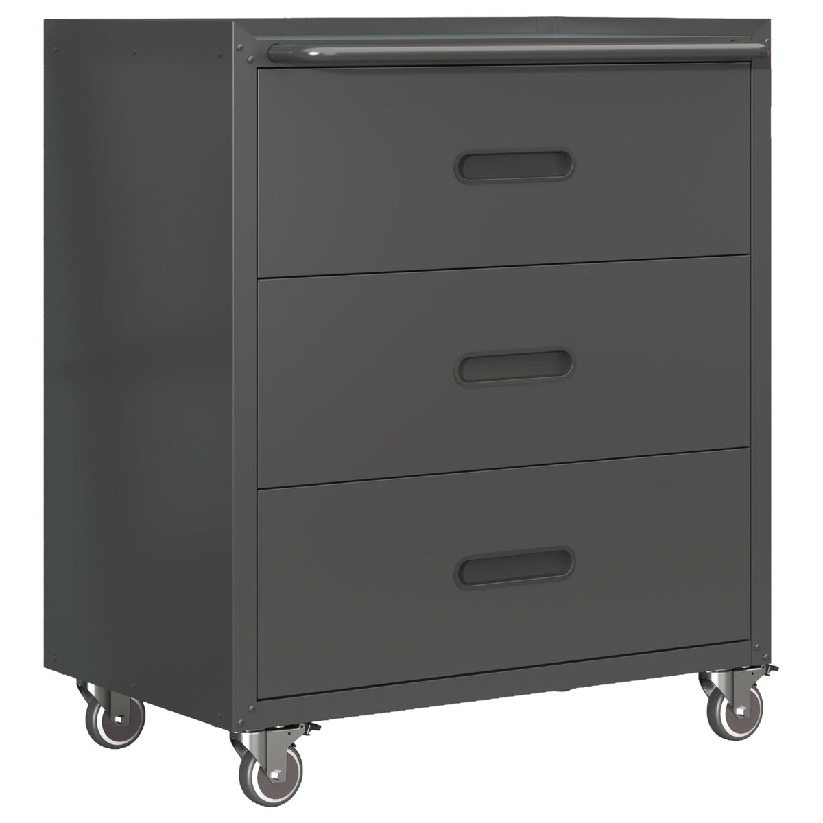 Heavy-Duty Metal Storage Cabinet with Wheels
