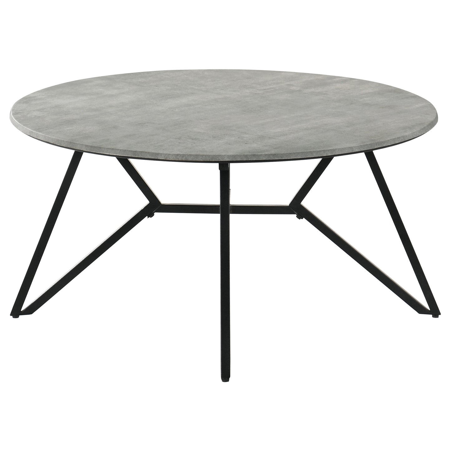 Garfield Cement 2-Piece Round SmartTop Coffee and End Table Set
