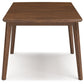 Lyncott - Rectangular Dining Room Butterfly Extension Table - Brown