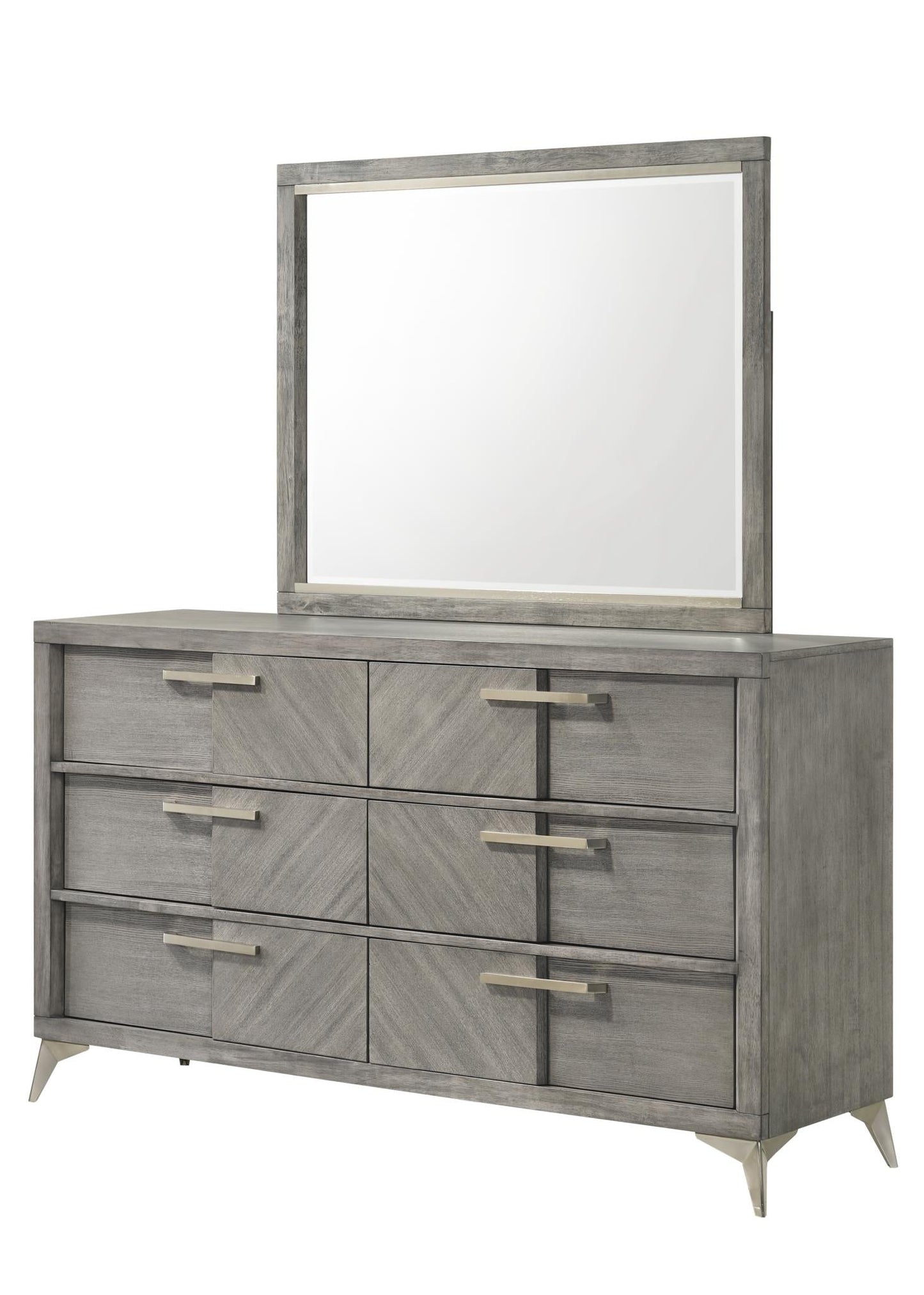 Gray Landscape Mirror