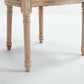 French Country Dining Chairs Set of 2 Upholstered with Rattan Back